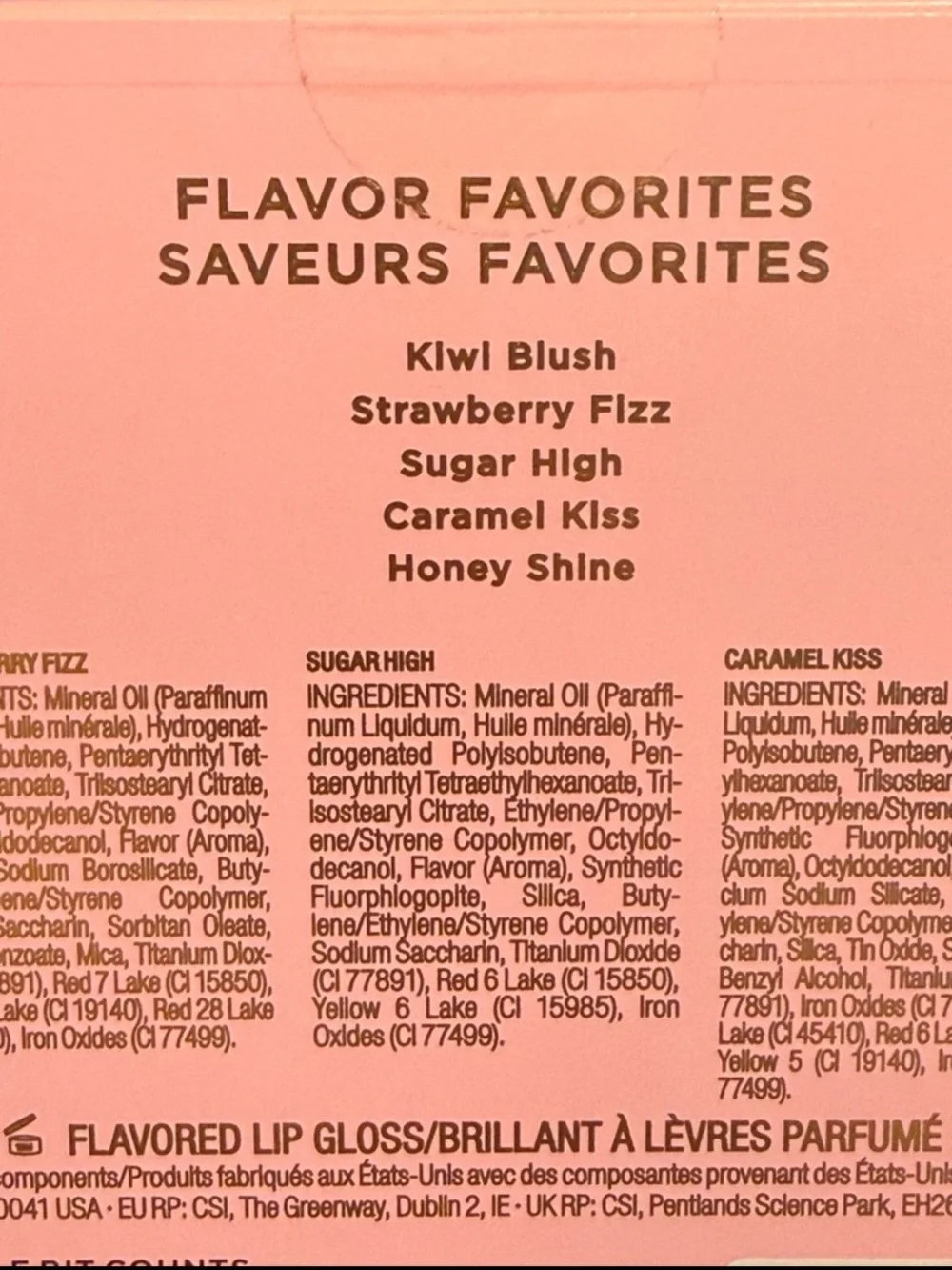 Victoria Secret Flavor Favorites Lip Gloss Set